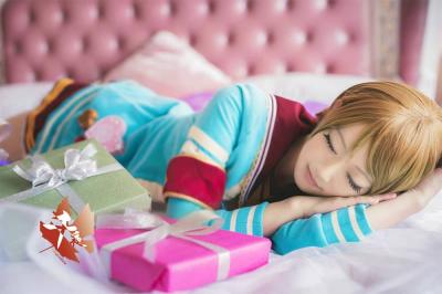 千夜文化COS飞鸟呆然LOVELIVE花阳-萌图百科
