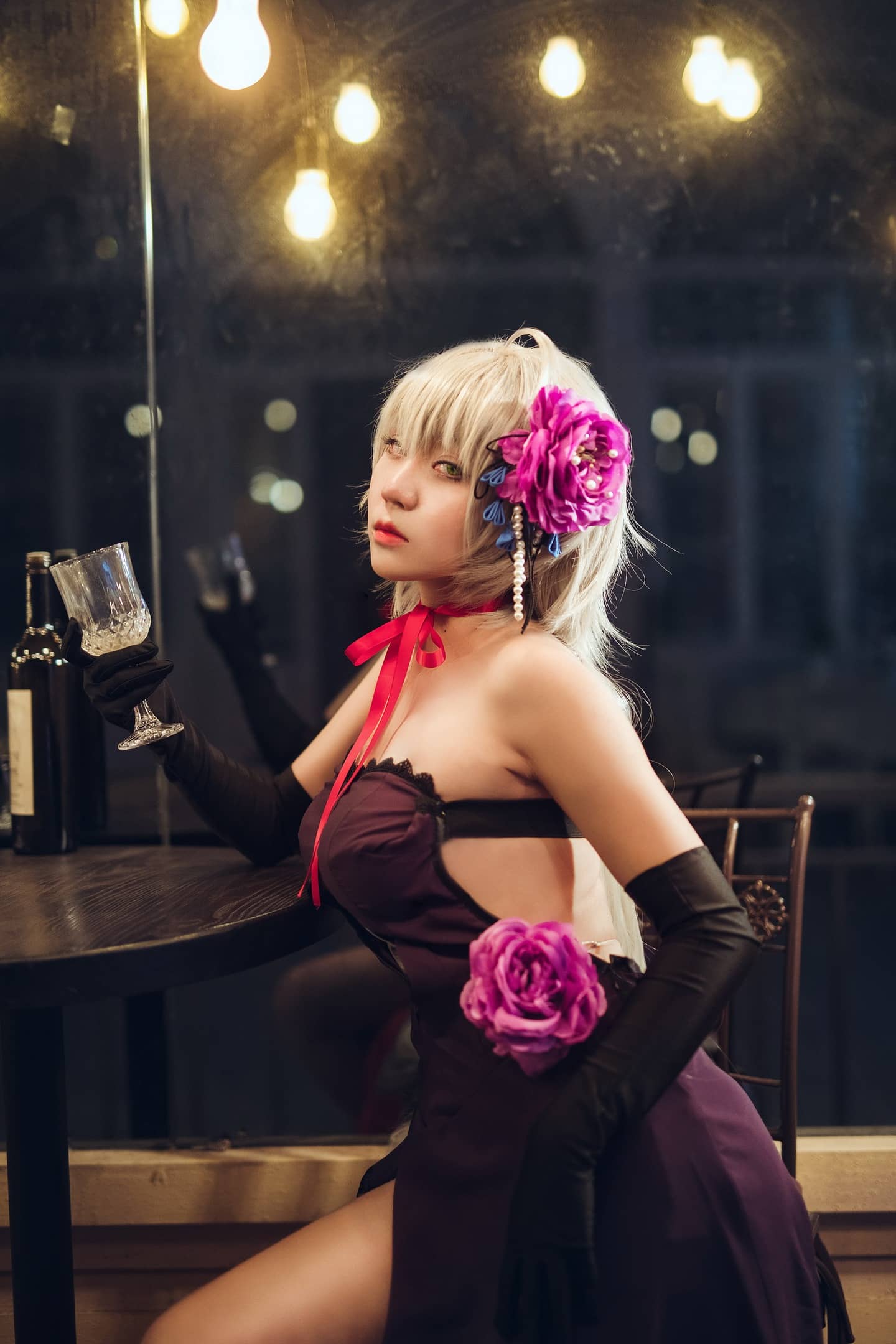 fate/grand order黑贞德礼服cosplay-萌图百科