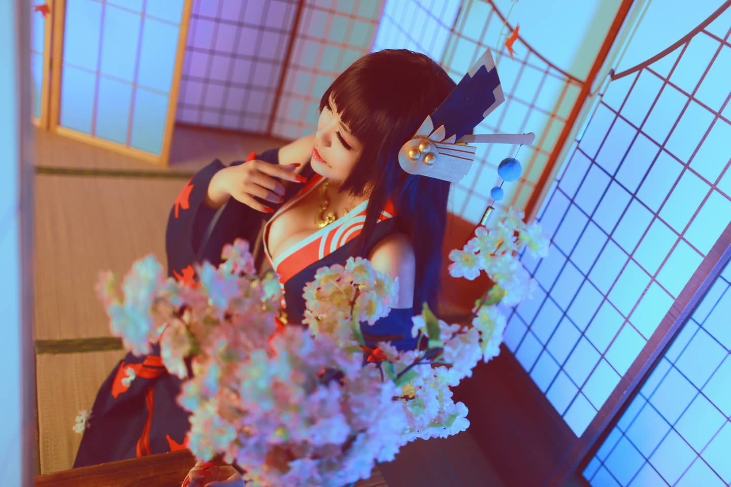 阴阳师鬼女红叶cosplay-萌图百科