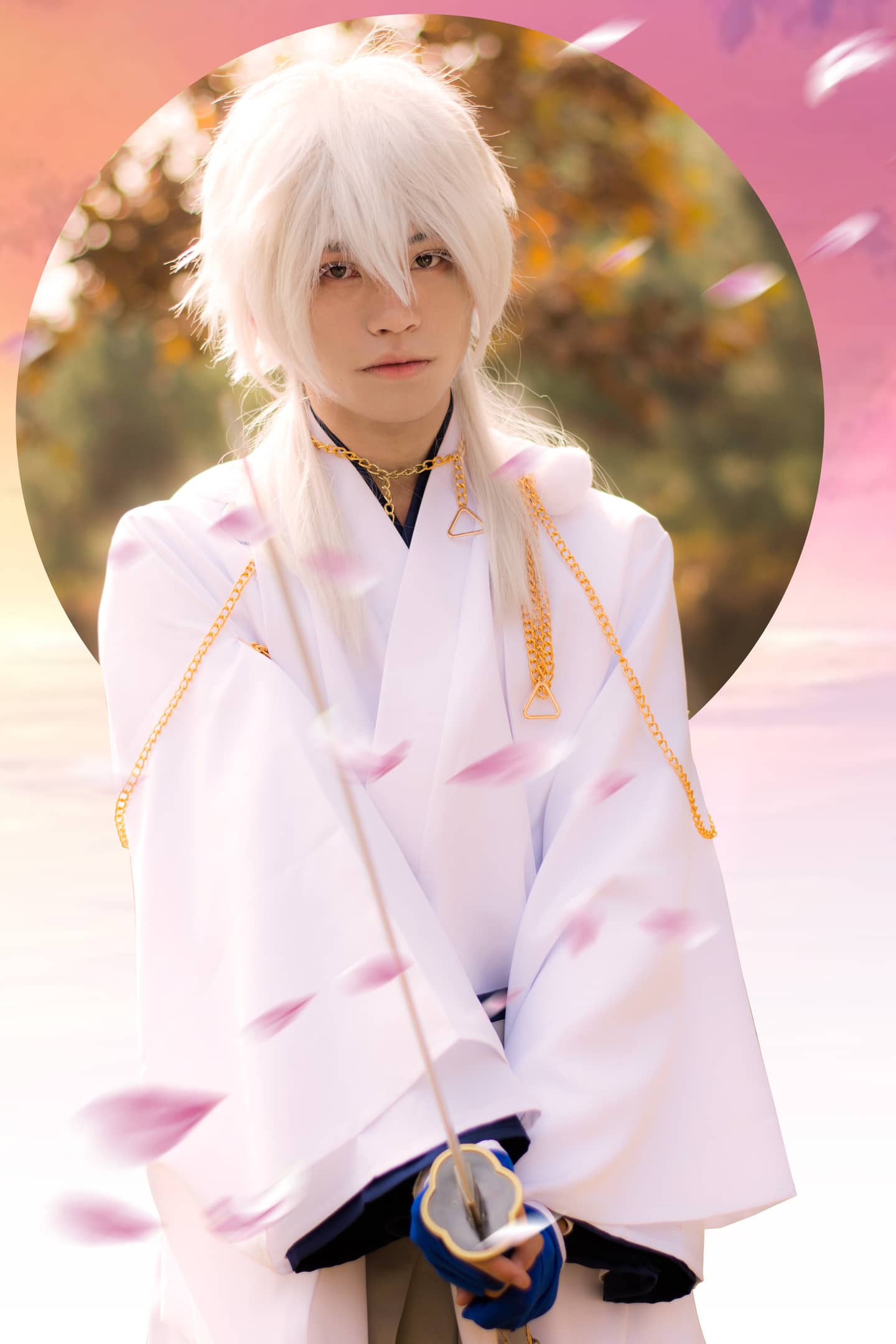【刀剑乱舞】 鹤丸国永cosplay-萌图百科