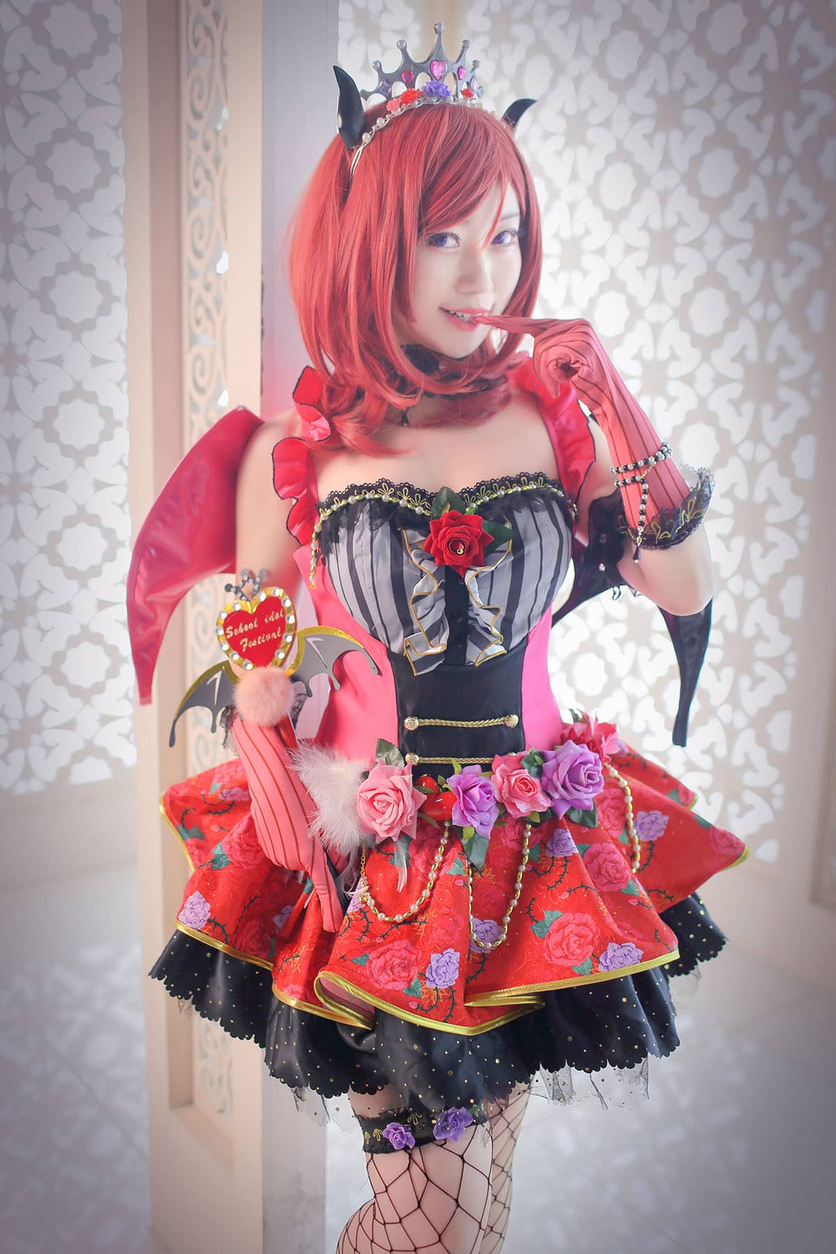Lovelive西木野真姬小恶魔觉醒cosplay-萌图百科