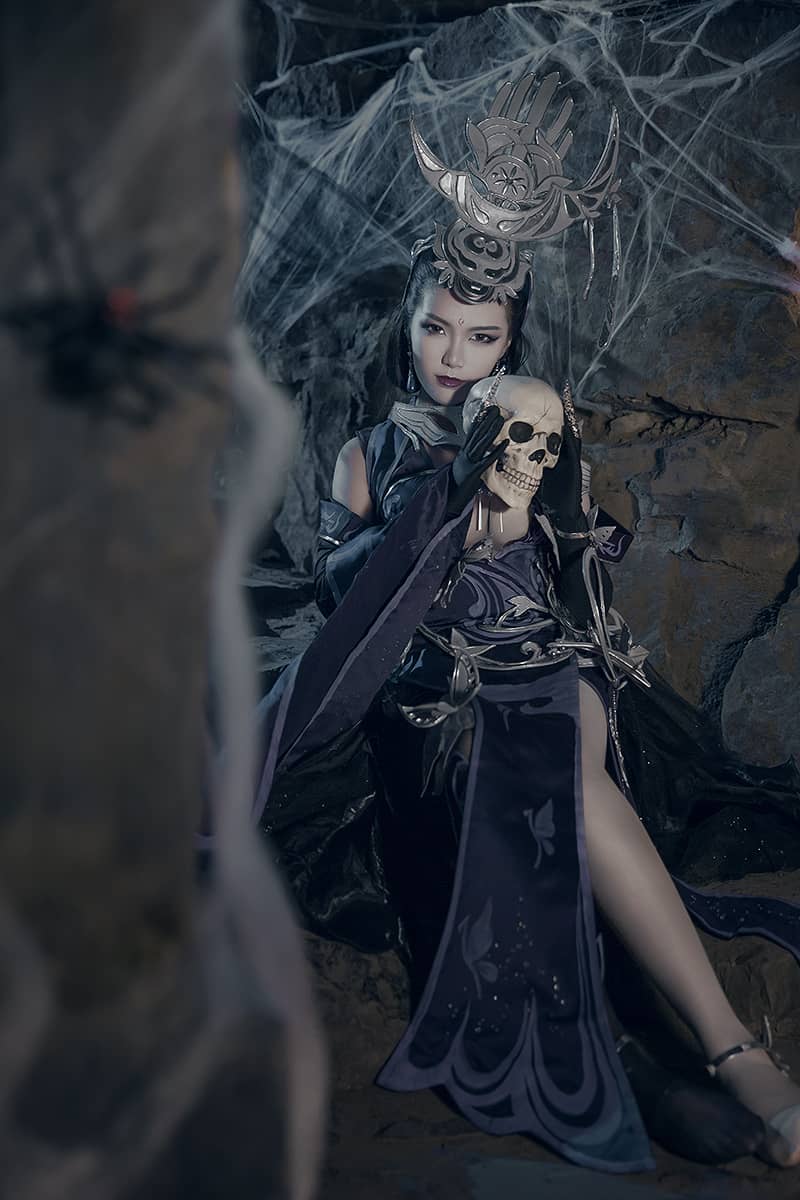 剑网三——五毒·秦风毒姐cosplay-萌图百科