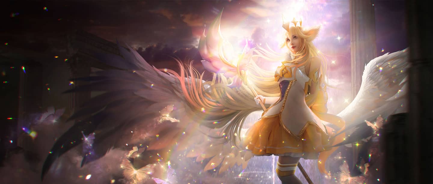 《英雄联盟》至臻 星之守护者 索拉卡 cosplay-萌图百科