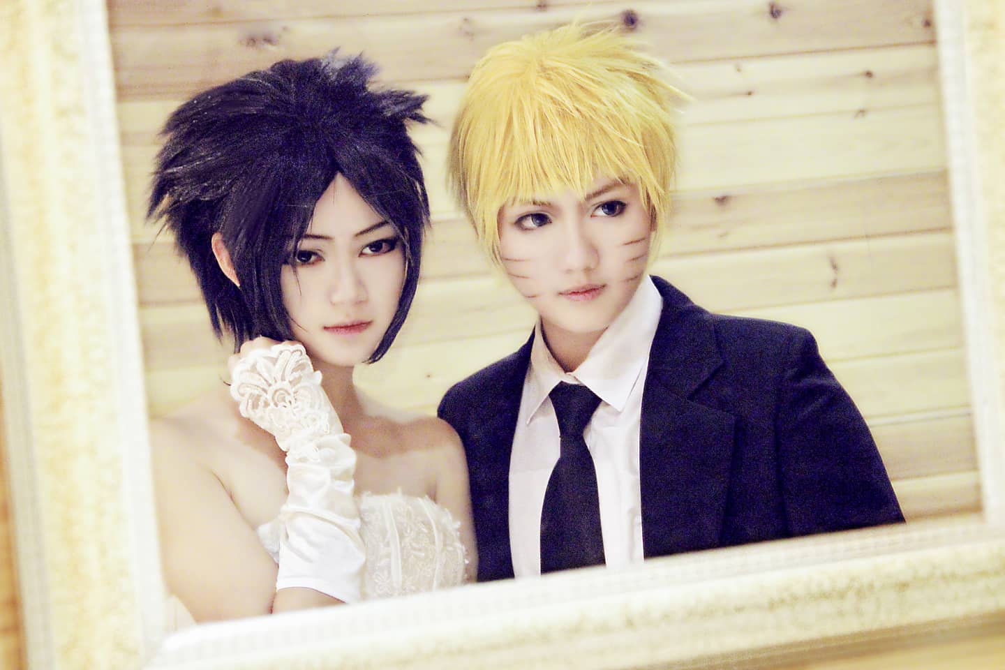 火影忍者佐助鸣人cosplay-萌图百科
