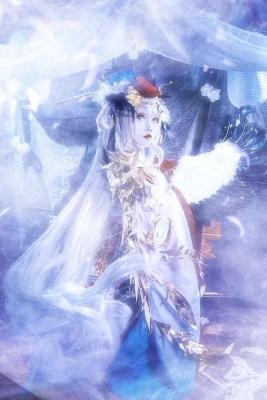 阴阳师cos 姑获鸟 金鸾鹤羽皮肤 cosplay-萌图百科