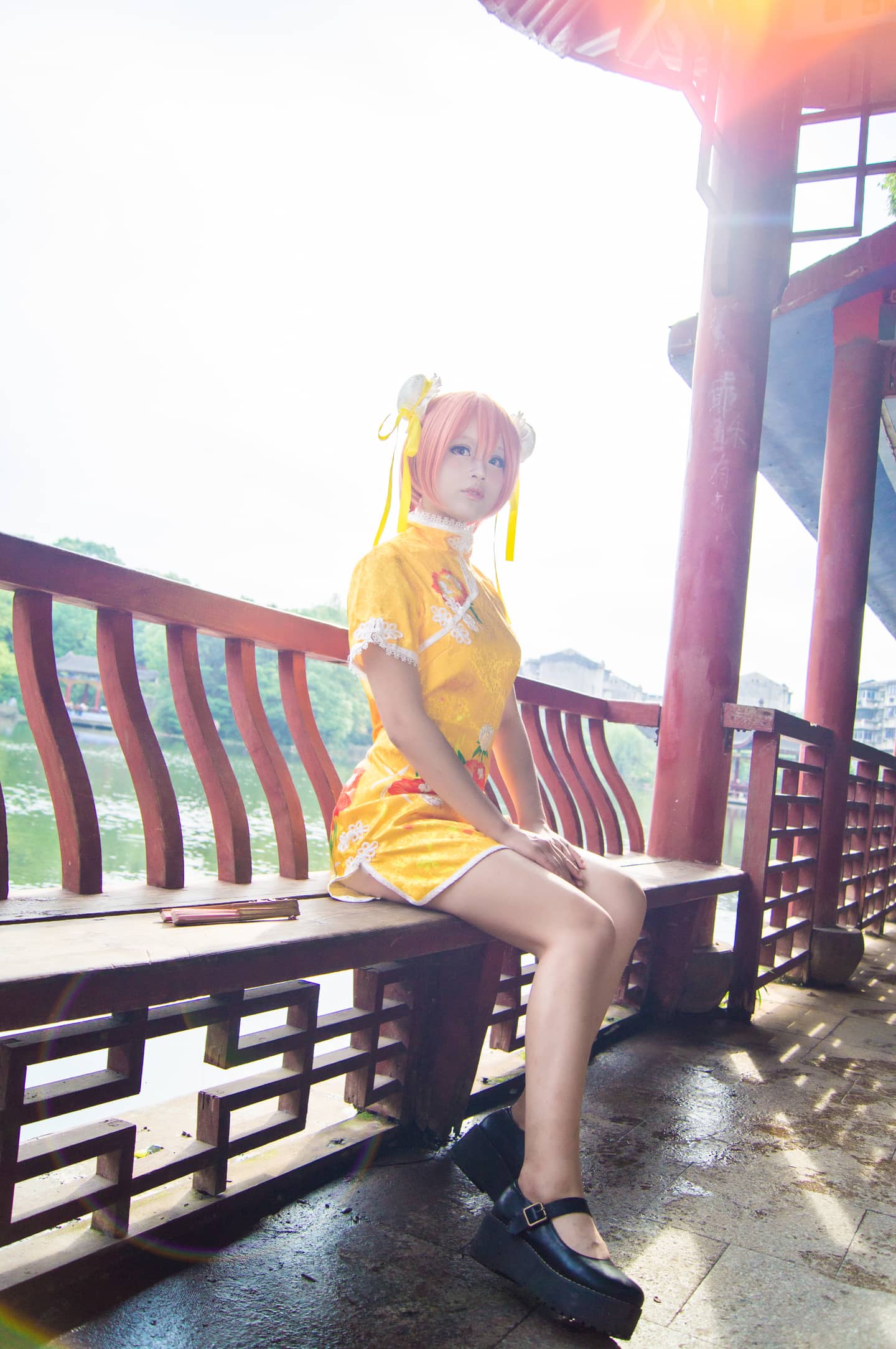 Love Live！星空凛旗袍未觉醒Cosplay-萌图百科