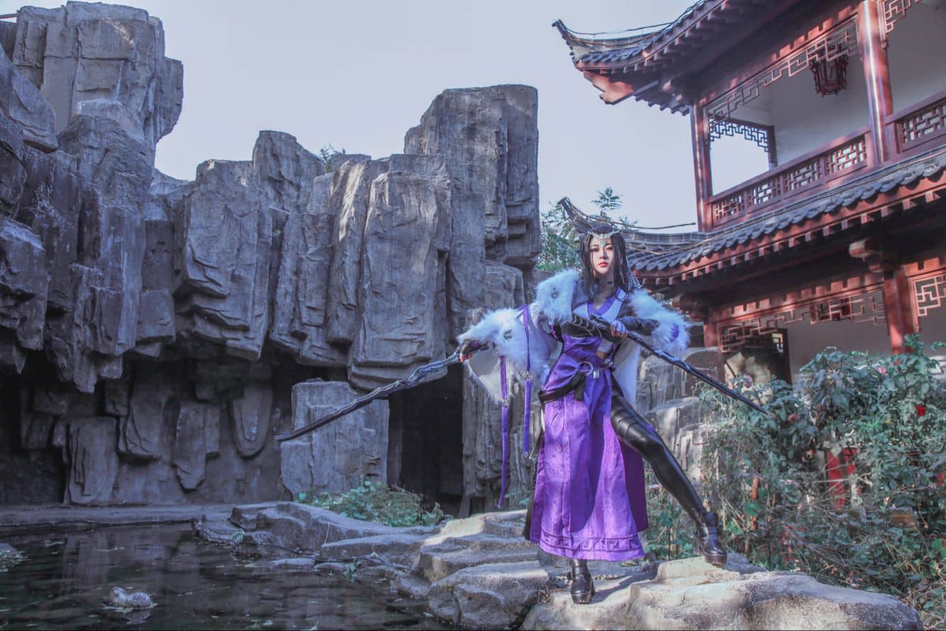 剑侠情缘三 雪河刀娘cosplay-萌图百科