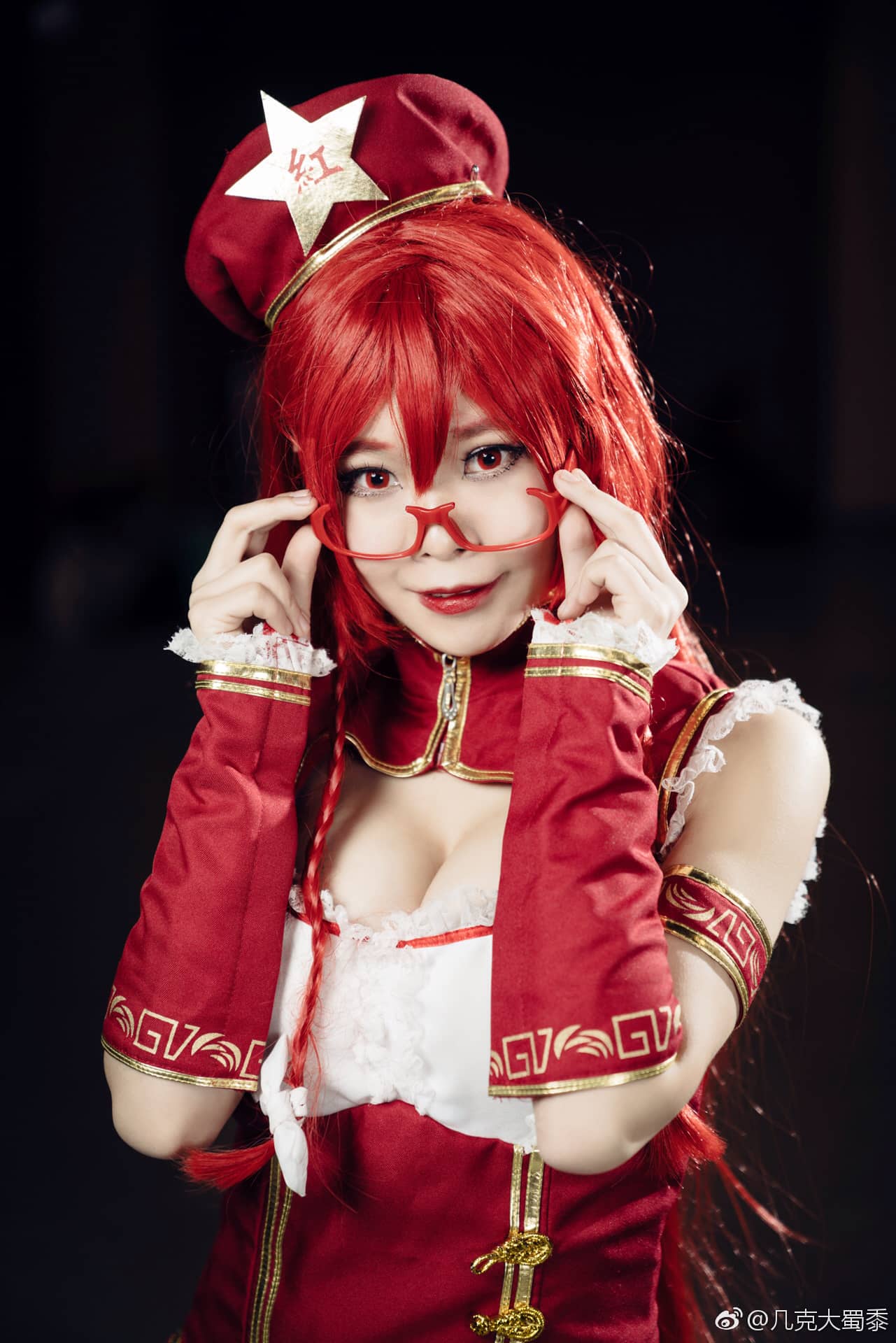 东方 红美玲 眼镜娘cosplay-萌图百科