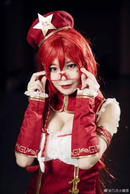东方 红美玲 眼镜娘cosplay-萌图百科