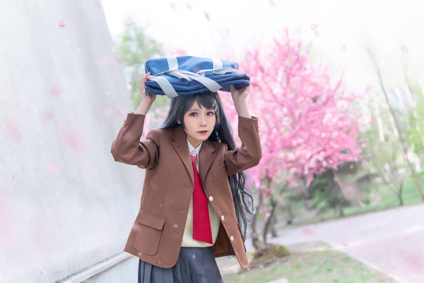 《青春期猪头少年不会梦到兔女郎学姐》樱岛麻衣cosplay-萌图百科
