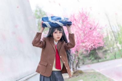 《青春期猪头少年不会梦到兔女郎学姐》樱岛麻衣cosplay-萌图百科