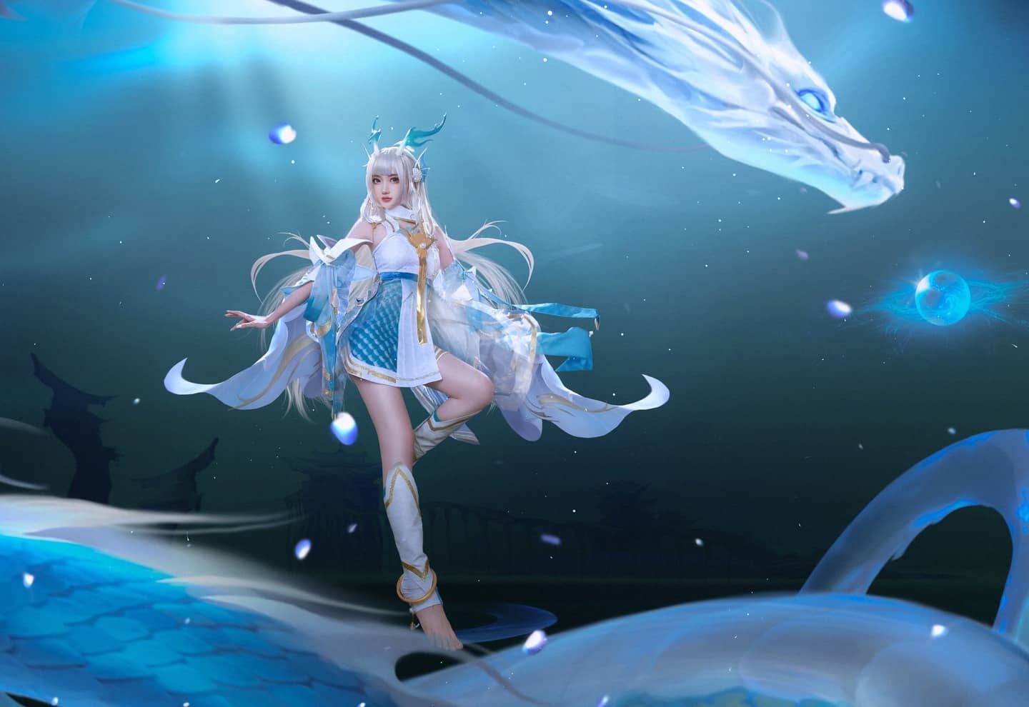 王者荣耀 西施 游龙清影 cosplay-萌图百科
