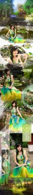 古剑奇谭二 阿阮cosplay 在水一方 永夜初晗凝碧天-萌图百科