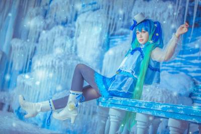 星空miku cosplay-萌图百科