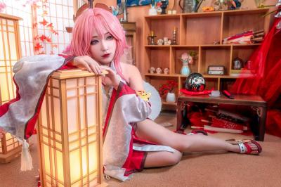 《原神》八重神子cosplay-萌图百科