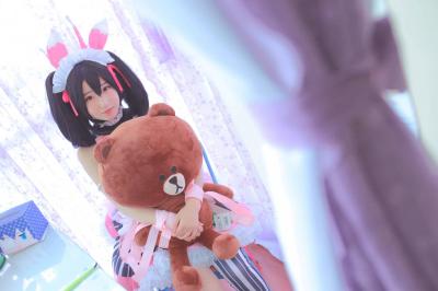 Love Live！矢泽妮可情人节女仆cosplay-萌图百科