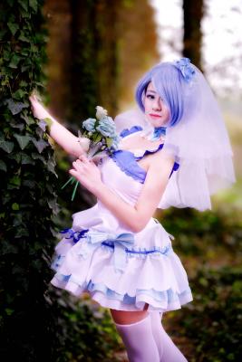 雷姆婚纱同人（森系）cosplay-萌图百科