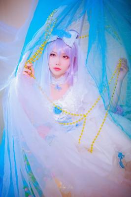Vchina 洛天依花嫁cosplay-萌图百科