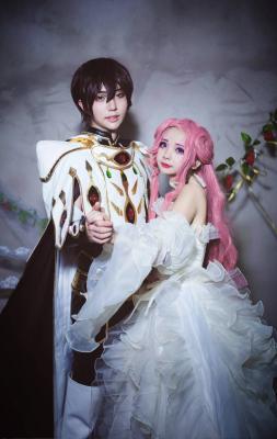 尤菲米娅&朱雀cosplay-萌图百科