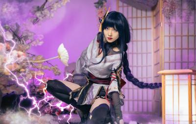 《原神》雷电将军cosplay-萌图百科