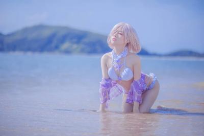 玛修cosplay，夏天已经很远了-萌图百科