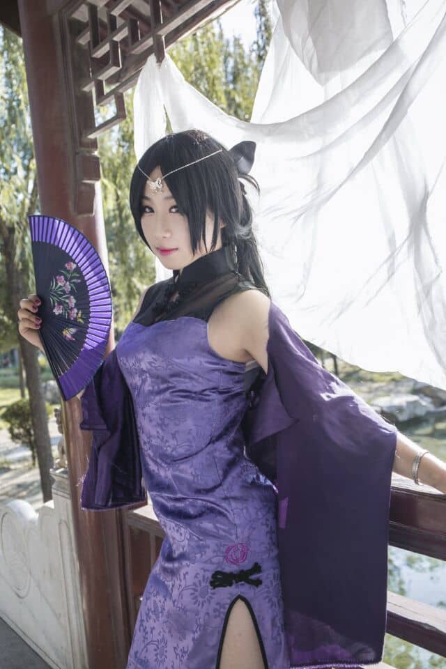 TYA事务所  剑网三五毒同人旗袍cosplay-萌图百科