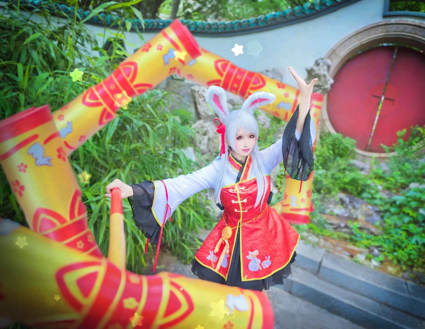奇迹暖暖月宫蟾兔cosplay-萌图百科