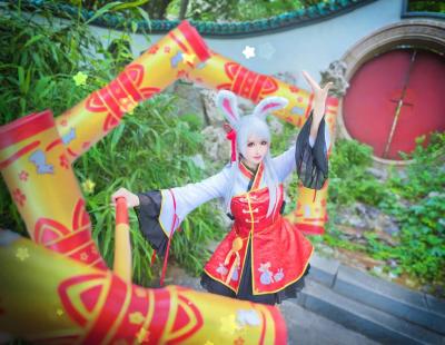 奇迹暖暖月宫蟾兔cosplay-萌图百科