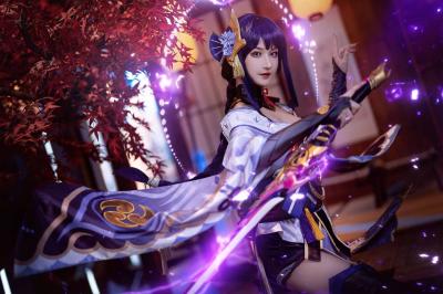 《原神》雷电将军cosplay-萌图百科