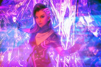 守望先锋黑影cosplay-萌图百科