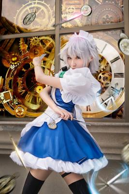 蒂雅文化-东方project 十六夜咲夜cosplay-萌图百科