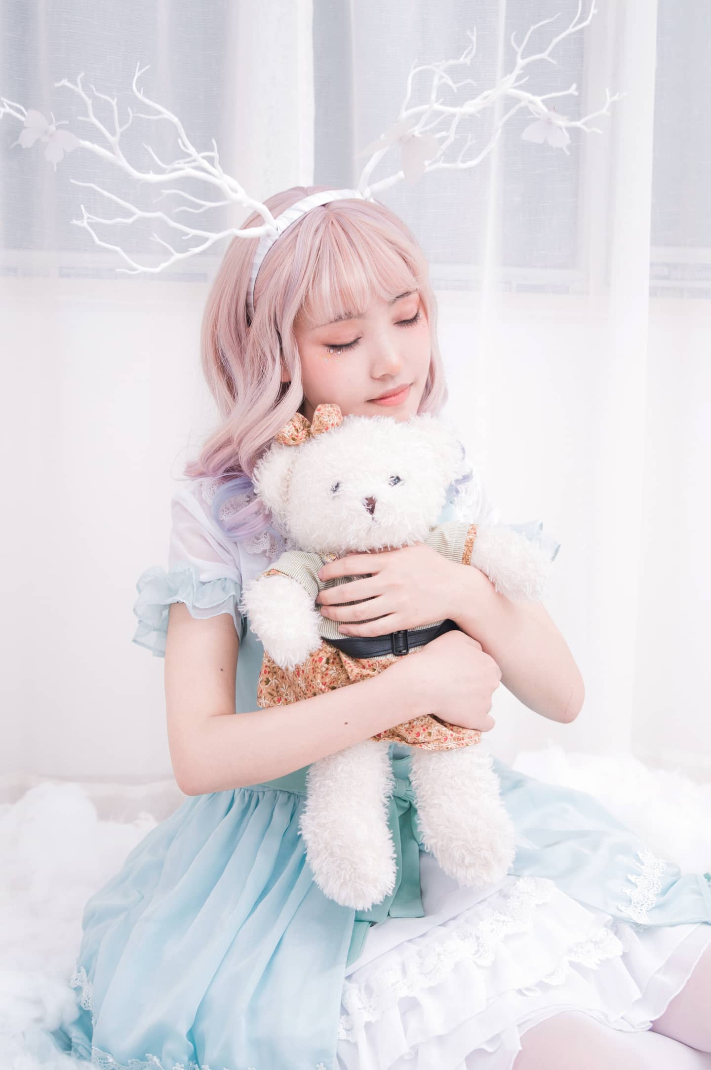 lolita《那边》天青色店家模特图-萌图百科