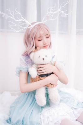 lolita《那边》天青色店家模特图-萌图百科