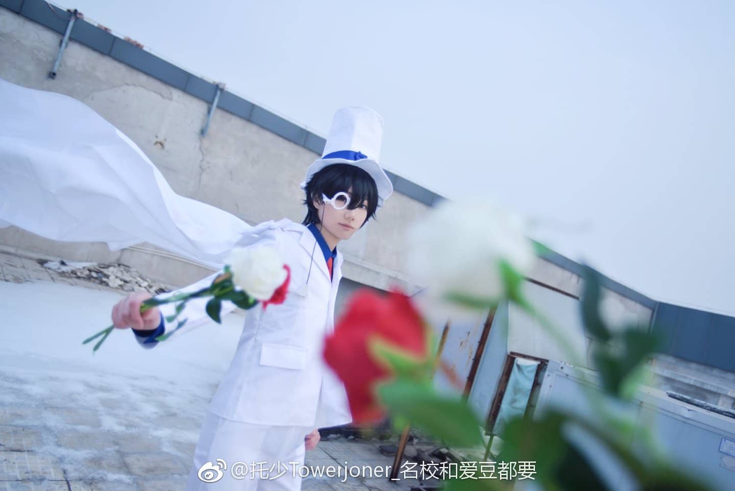 「名侦探柯南」怪盗KID cosplay-萌图百科