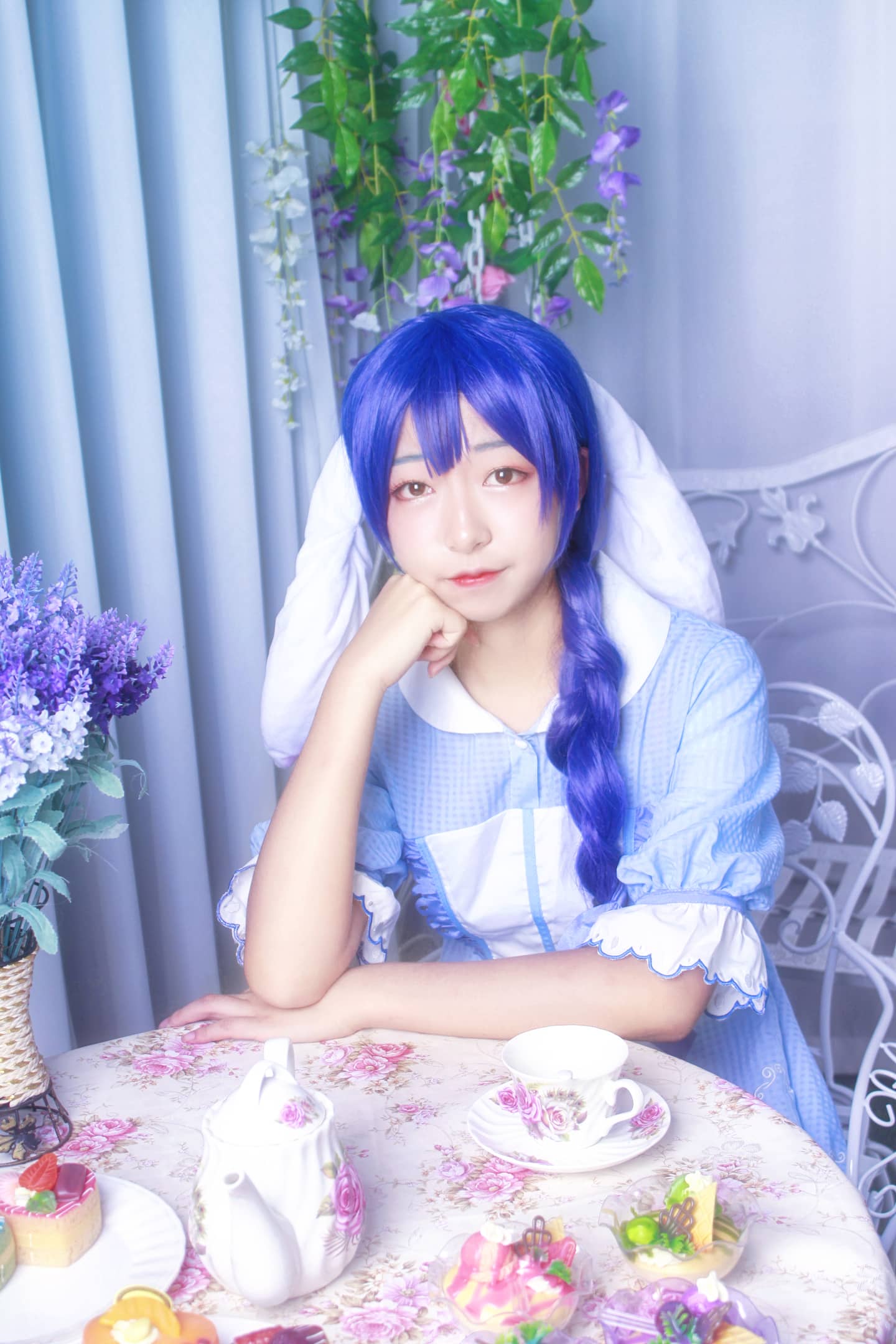 海未三月兔与下午茶 cosplay-萌图百科