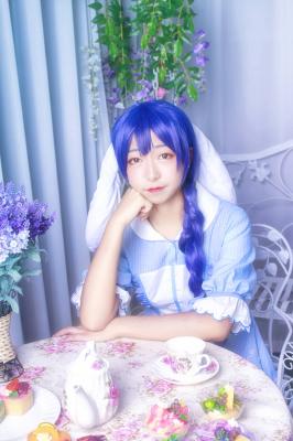 海未三月兔与下午茶 cosplay-萌图百科