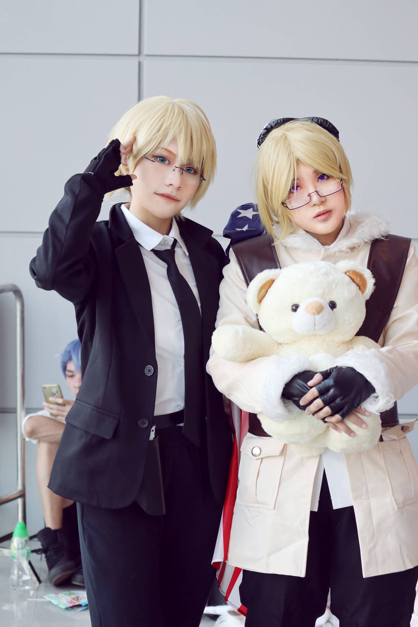 黑塔利亚 北美双子Cosplay-萌图百科