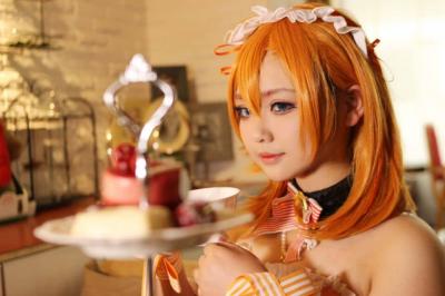 情人节女仆ver cosplay-萌图百科