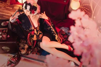 黑贞德花魁cosplay-萌图百科