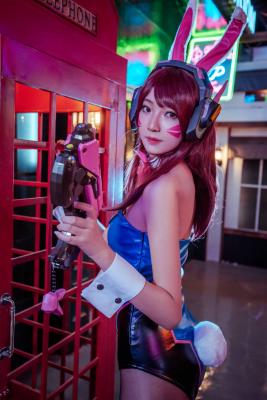 宋哈娜兔女郎cosplay DVA爱你哟!-萌图百科