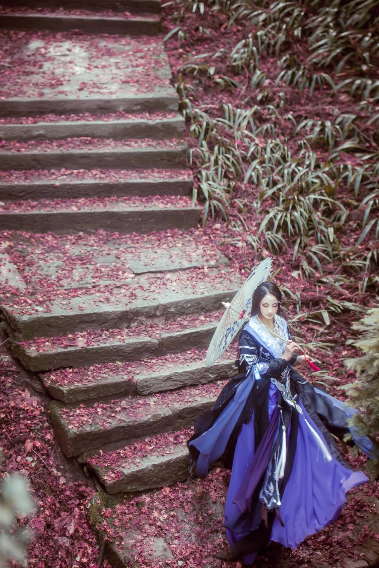 剑网三雪河花姐cosplay-萌图百科