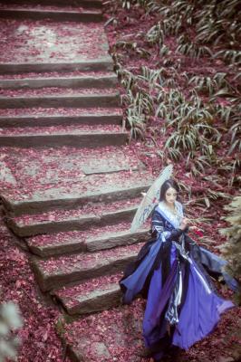 剑网三雪河花姐cosplay-萌图百科