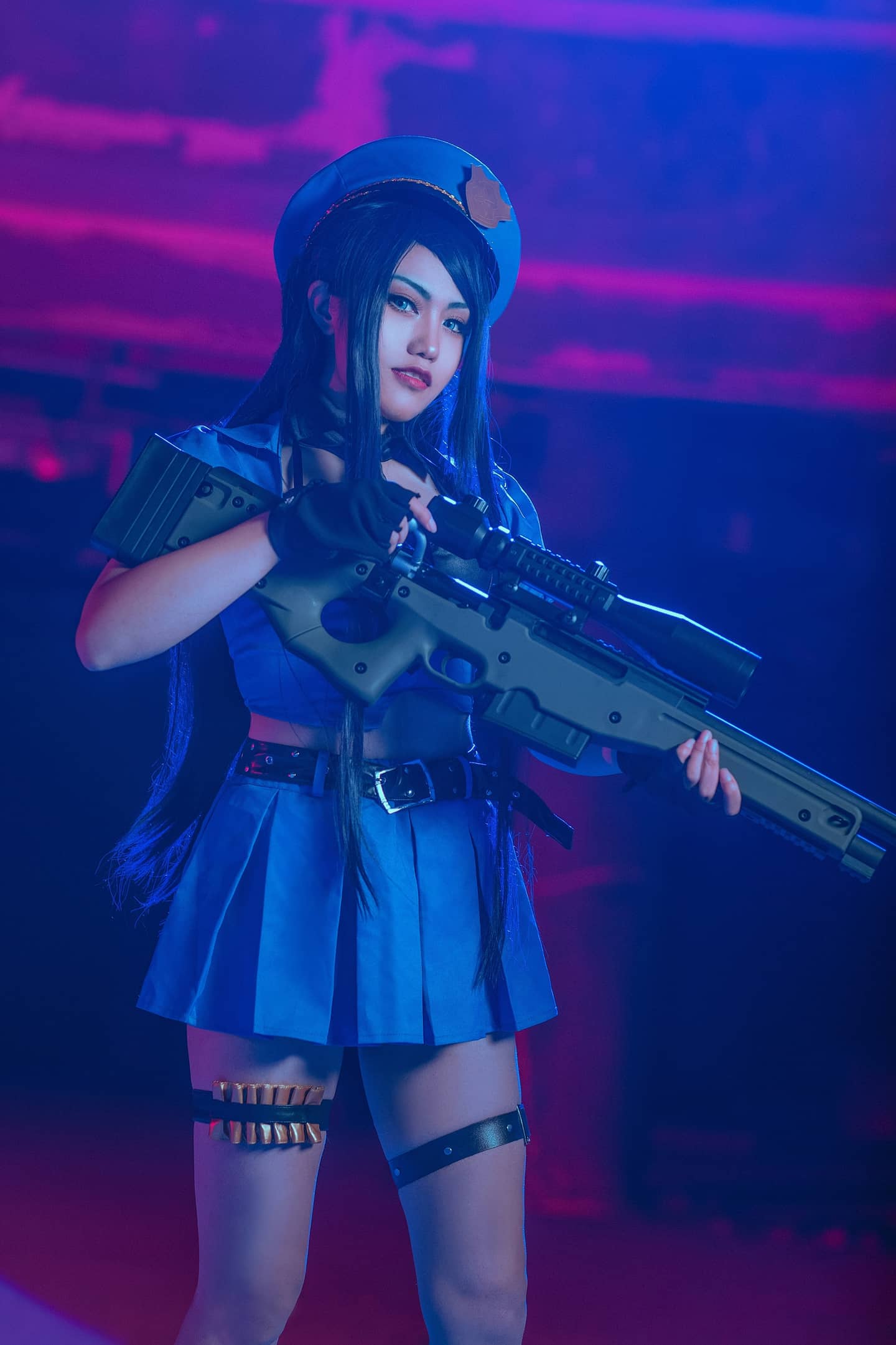 《英雄联盟》蔚x凯特琳cosplay-萌图百科
