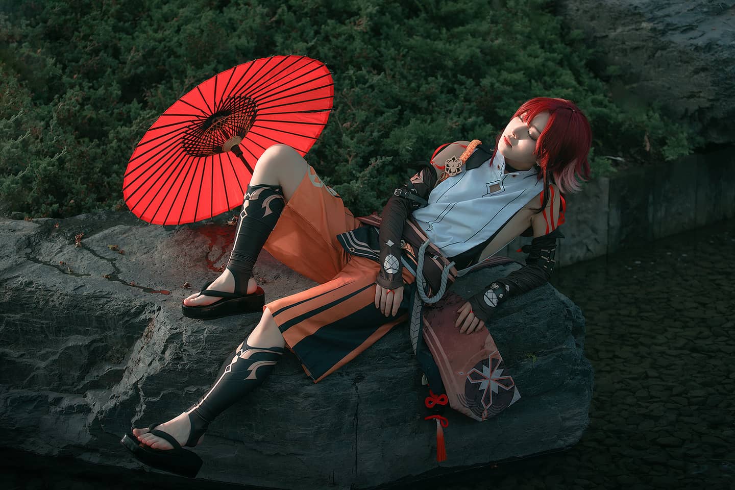 《原神 》鹿野院平藏cosplay-萌图百科