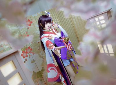 阴阳师手游雪女cosplay 月见之樱-萌图百科