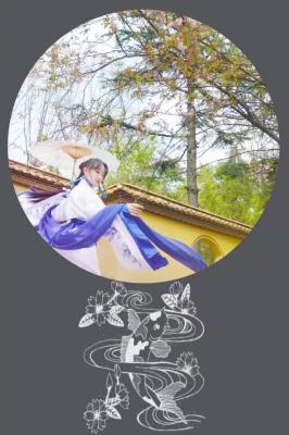 蓝白汉服-萌图百科