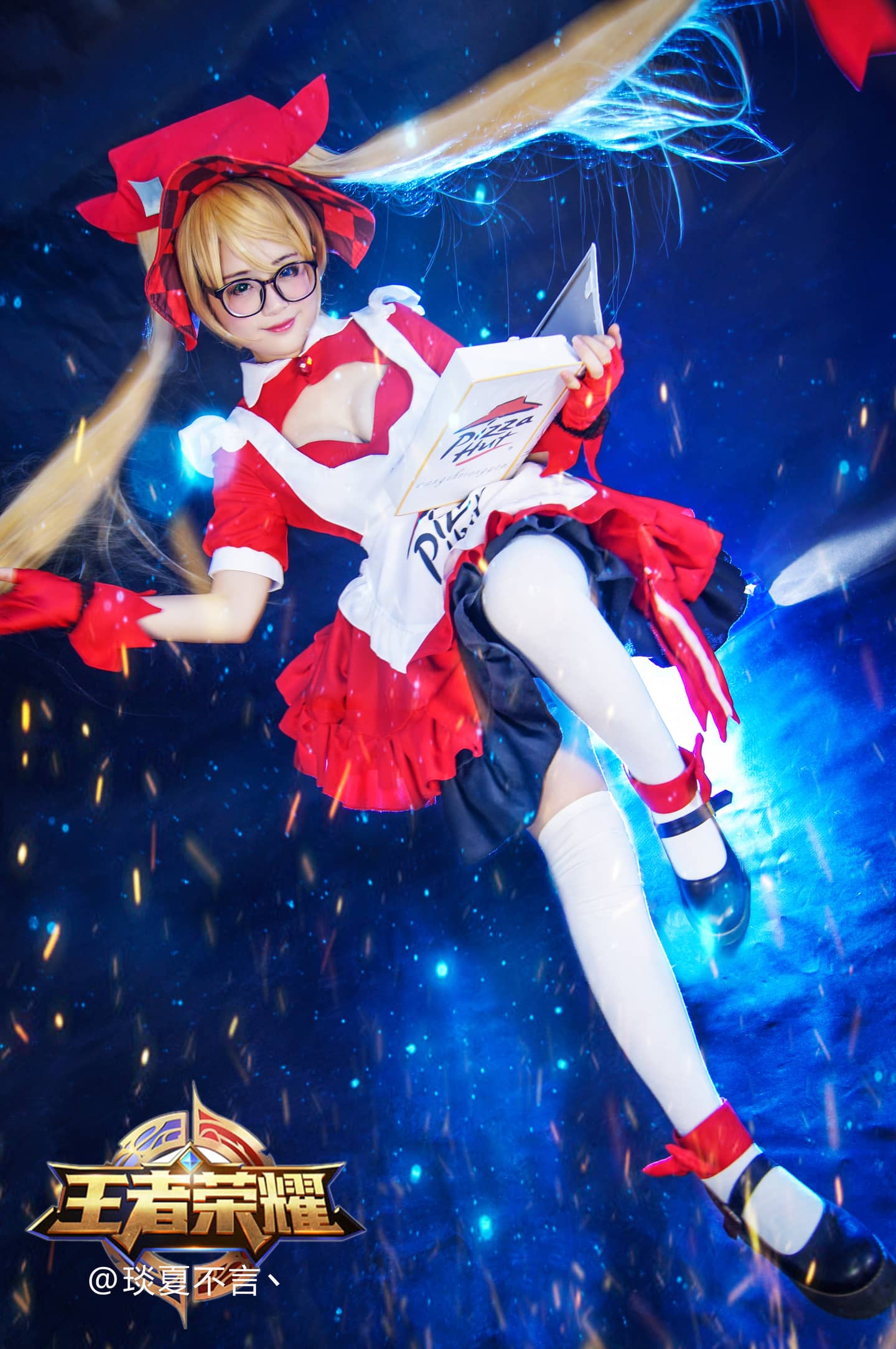 王者荣耀安琪拉魔法小厨娘cosplay-萌图百科