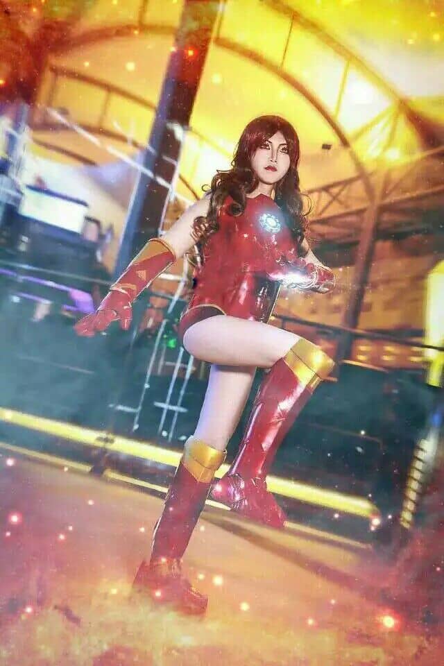 钢铁之躯—钢铁侠性转cosplay-萌图百科