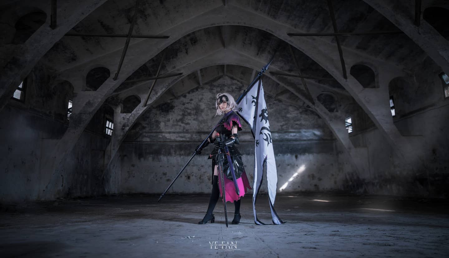 黑贞一破cosplay-萌图百科