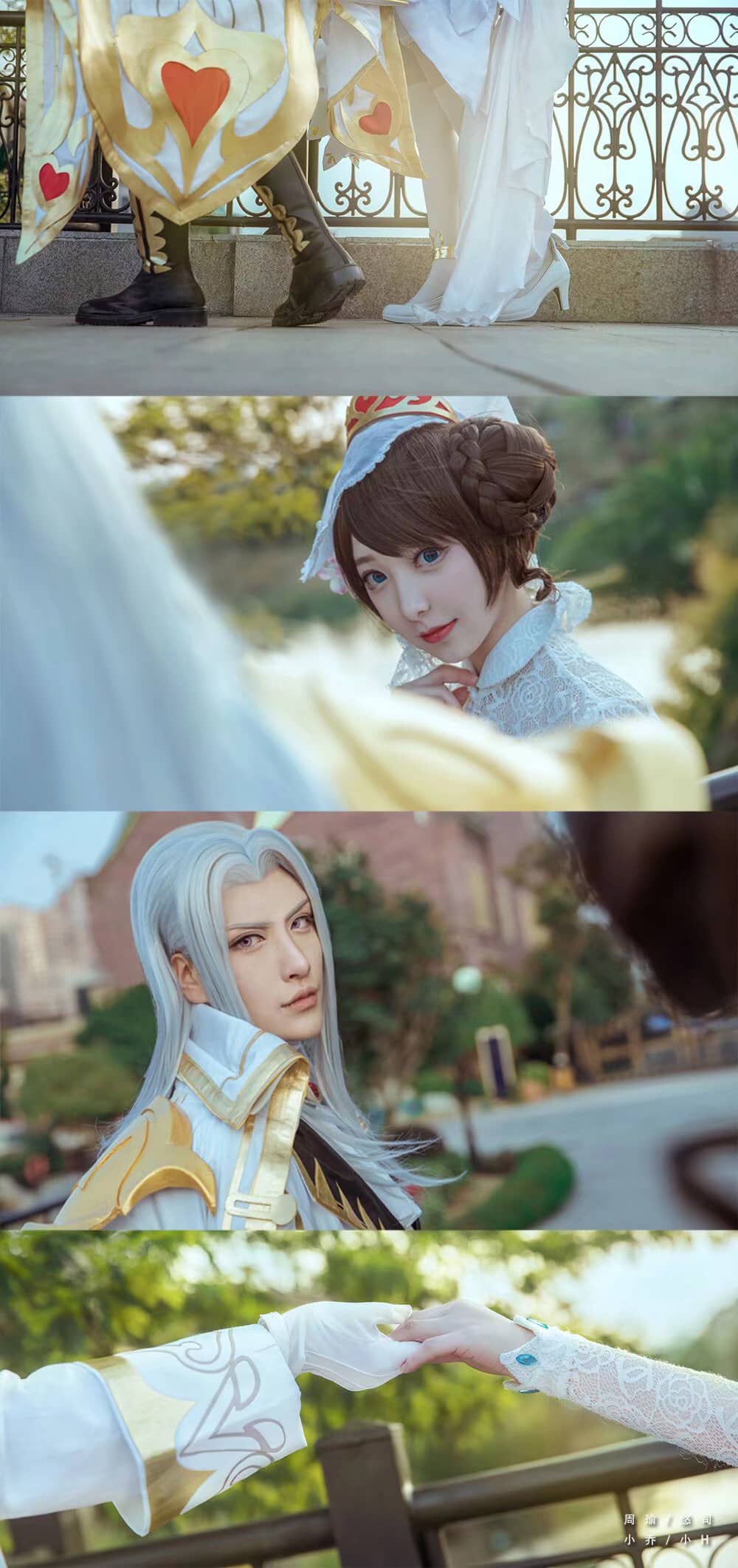 王者荣耀 纯白花嫁小乔cosplay-萌图百科